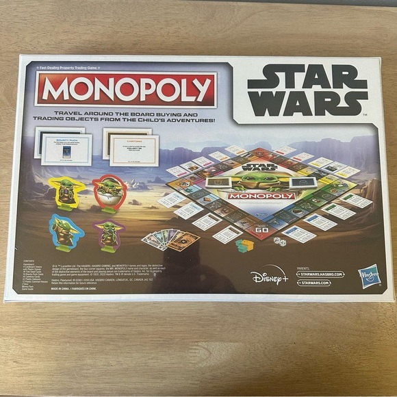 Hasbro The Mandalorian Star Wars Monopoly - The Child Board Game. NEW. - Picture 3 of 5